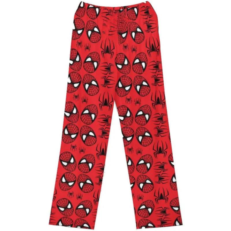 HelloKitty&Spiderman Fluffy Fleece Warm Pajamas Pants