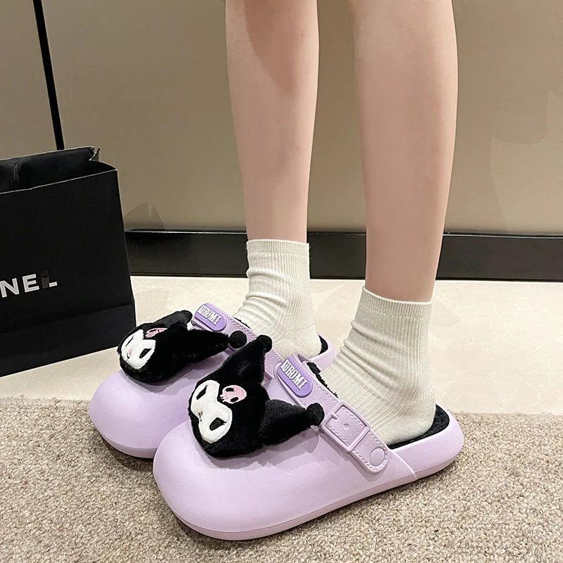 Sanrio Characters Fuzzy Slip on Shoes