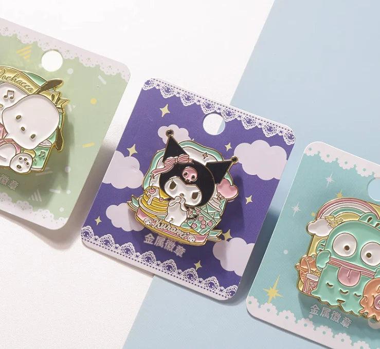 Sanrio Dessert Medal Pins