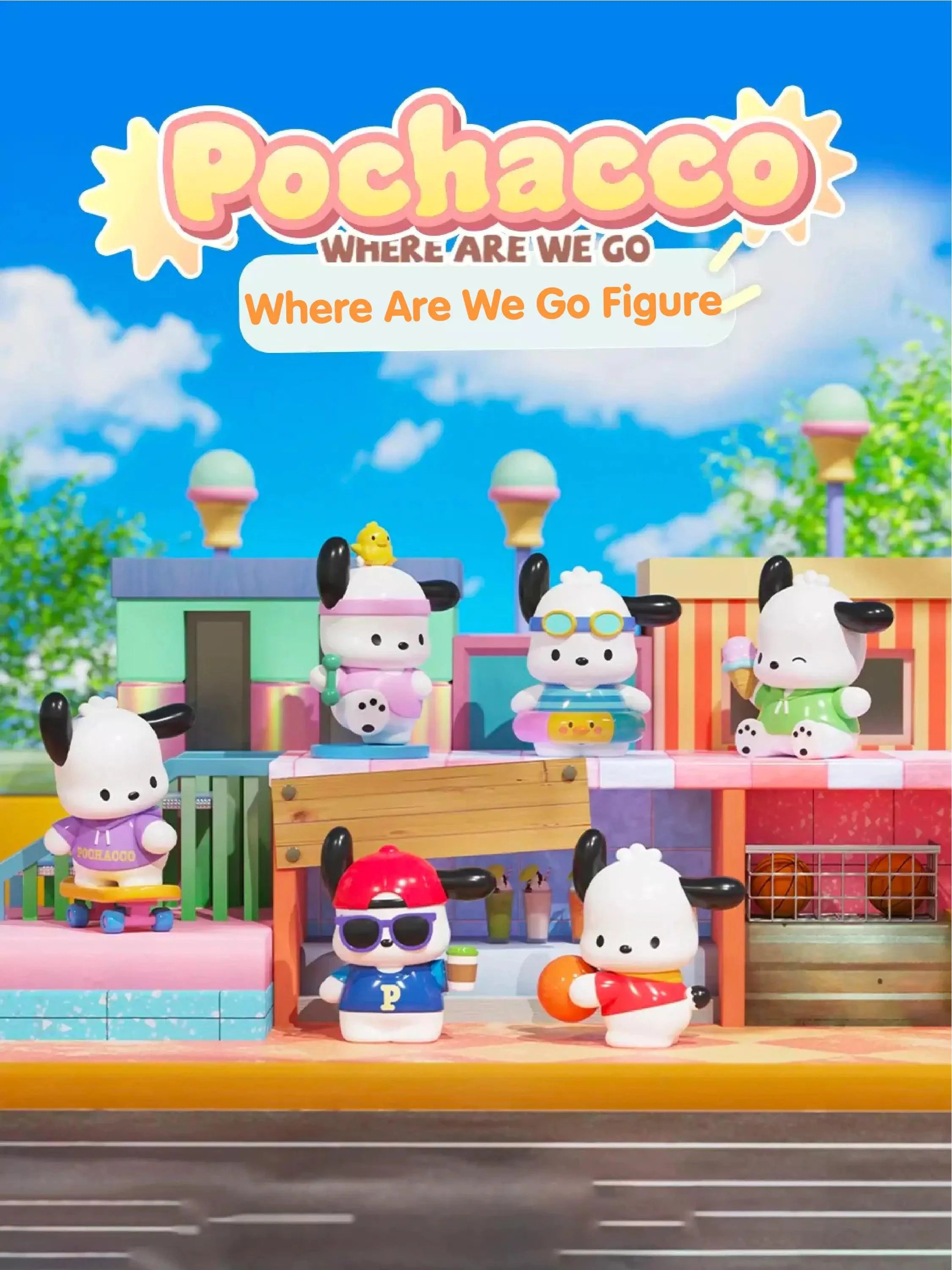 Pochacco Where Are We Go Figure