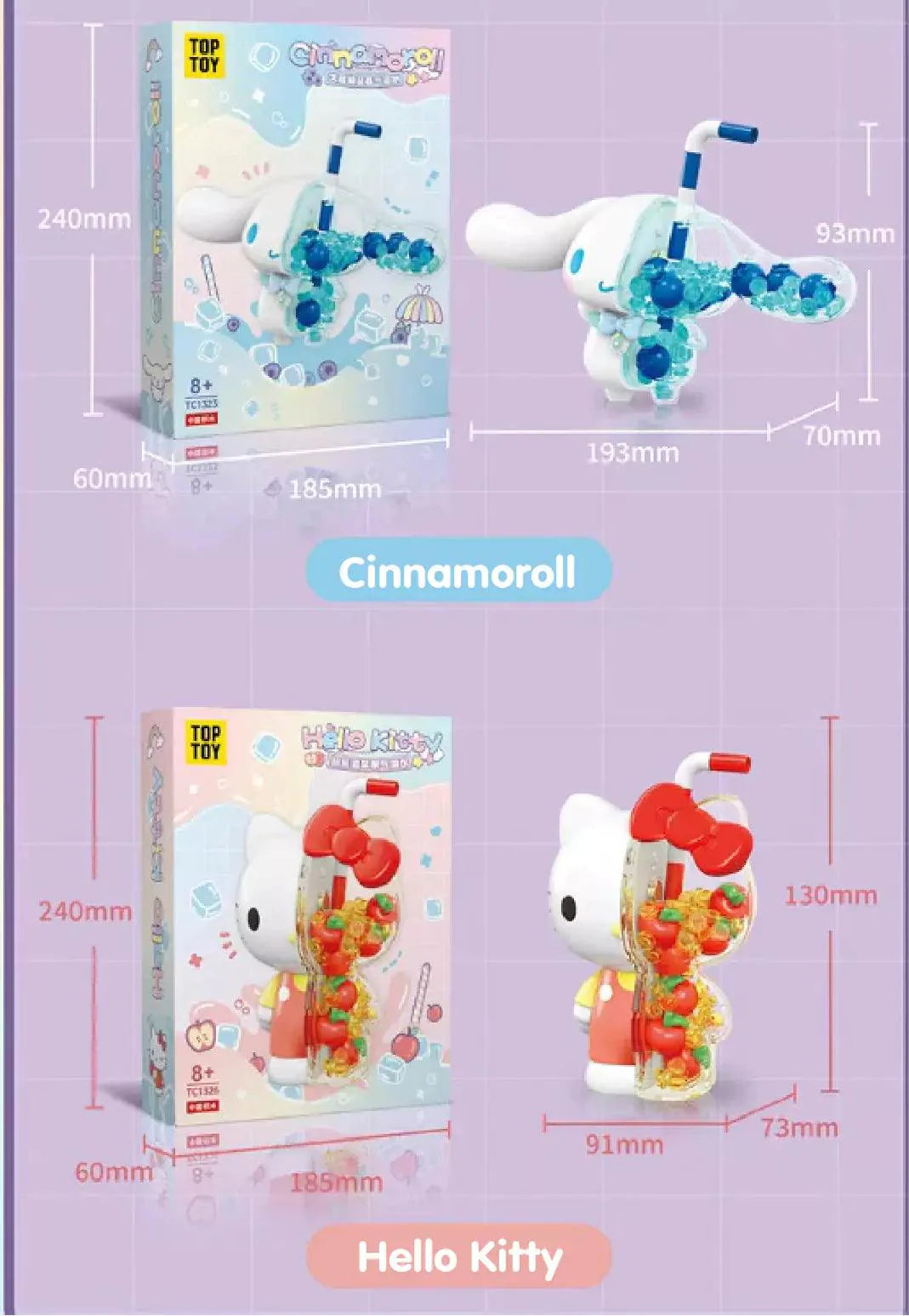 Sanrio Sparkling Soda Building Blocks