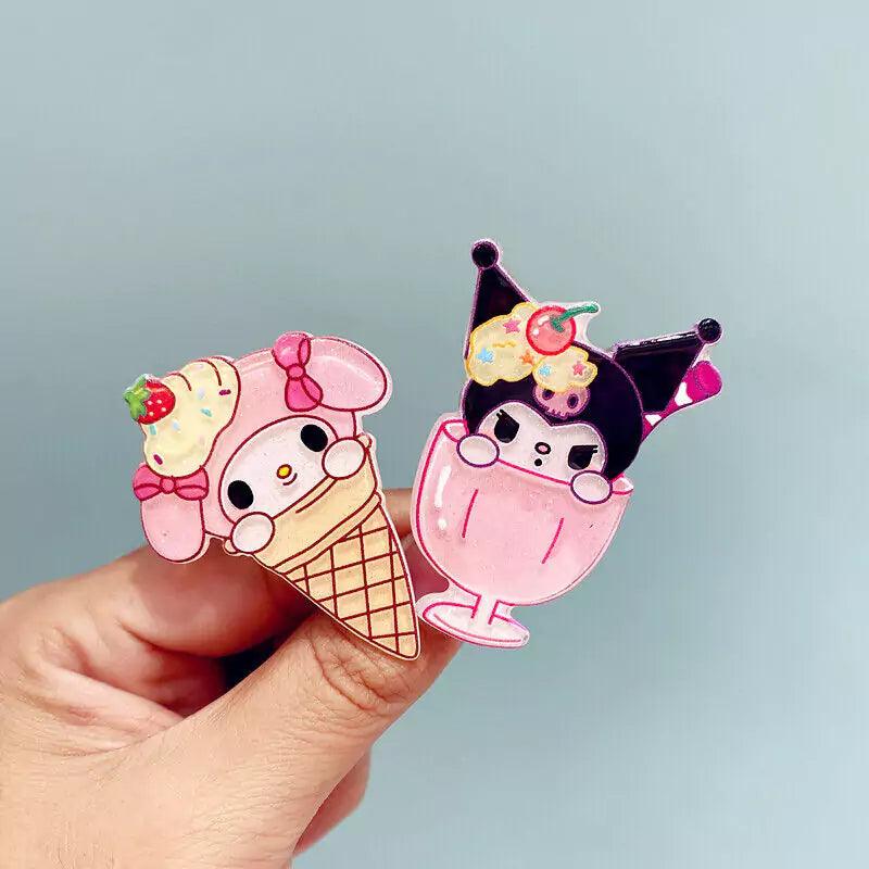 Sanrio Hair Clip 10 PCs Set