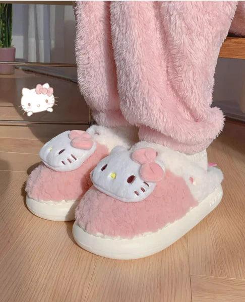 Sanrio Fuzzy Warm Slippers
