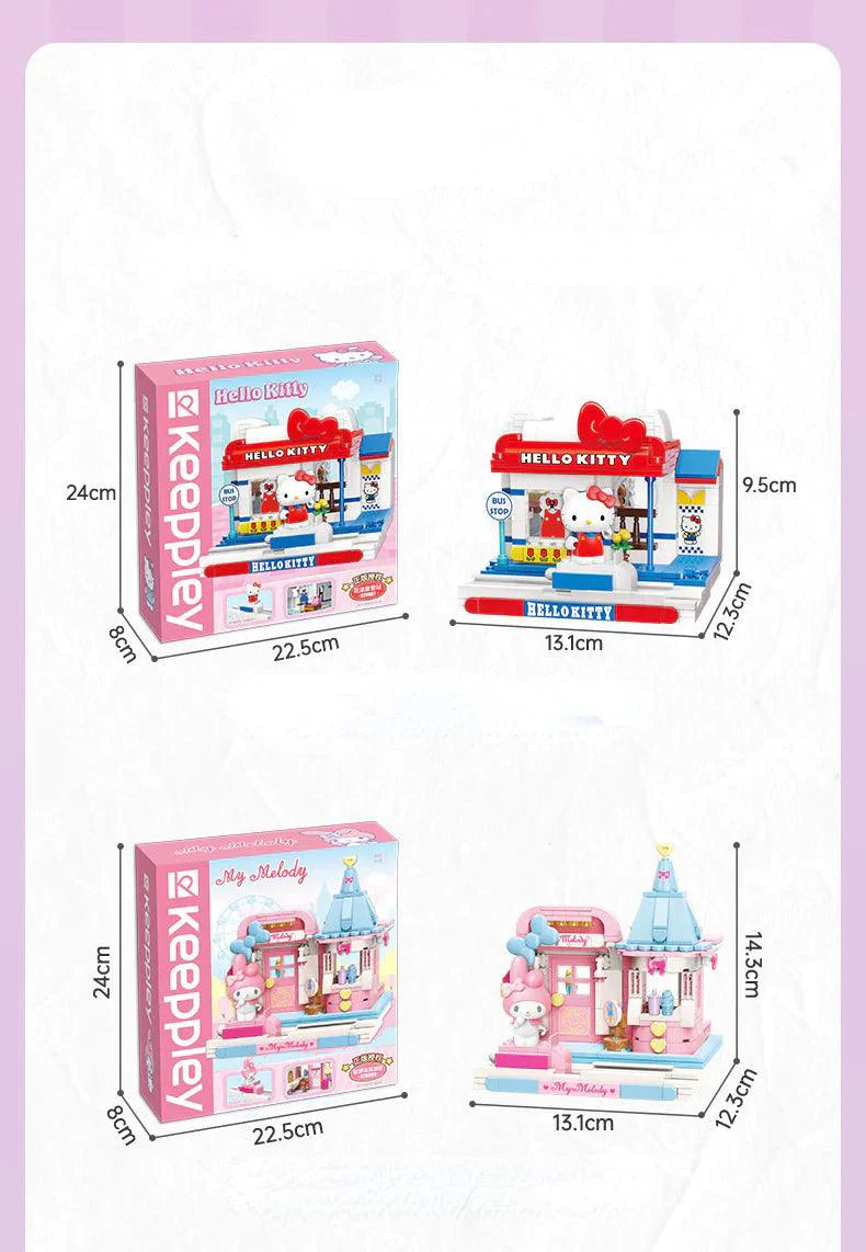 Sanrio Let's Build A House Together Building Block