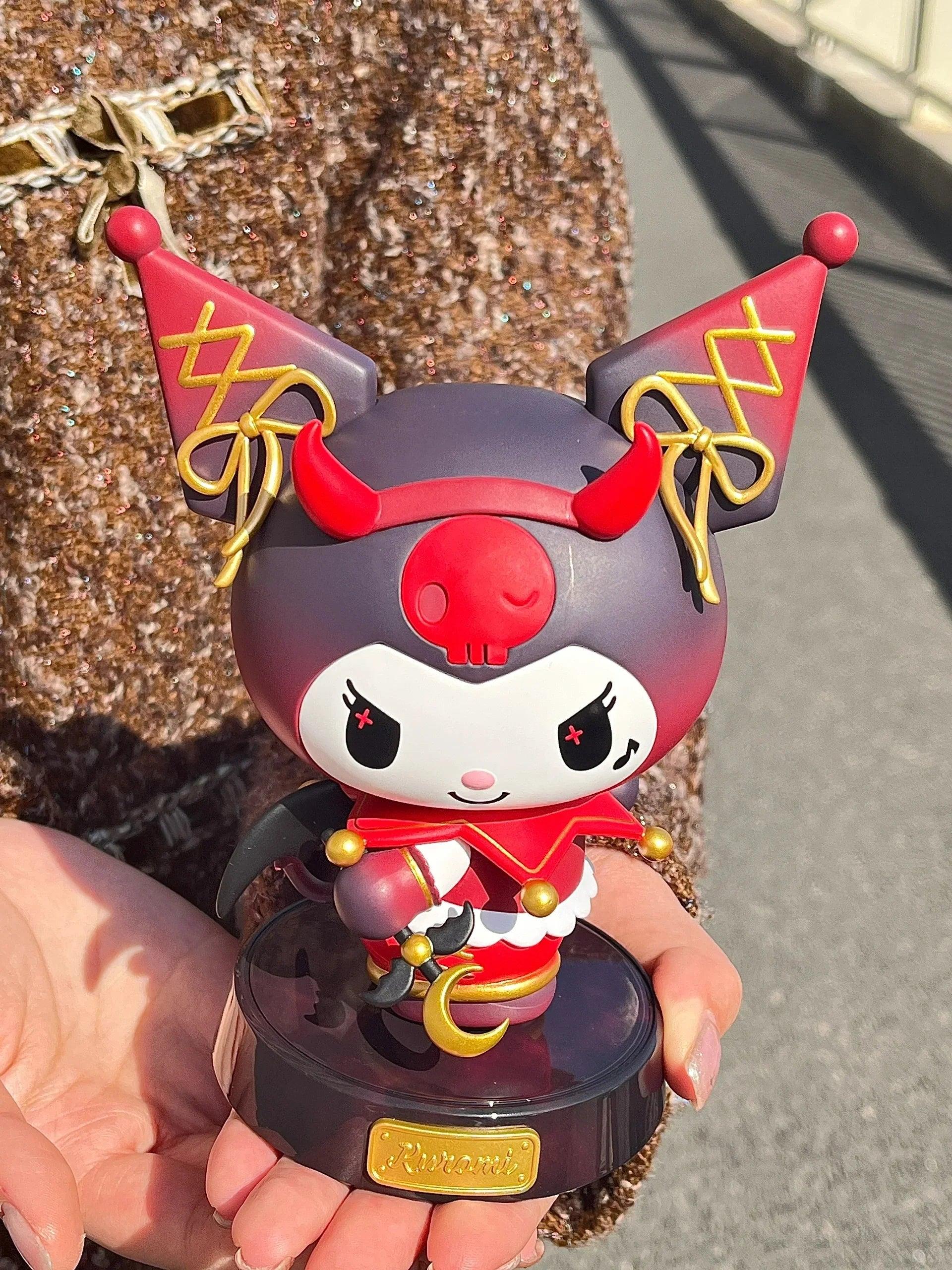 Kuromi Demon and My Melody Angel Figure