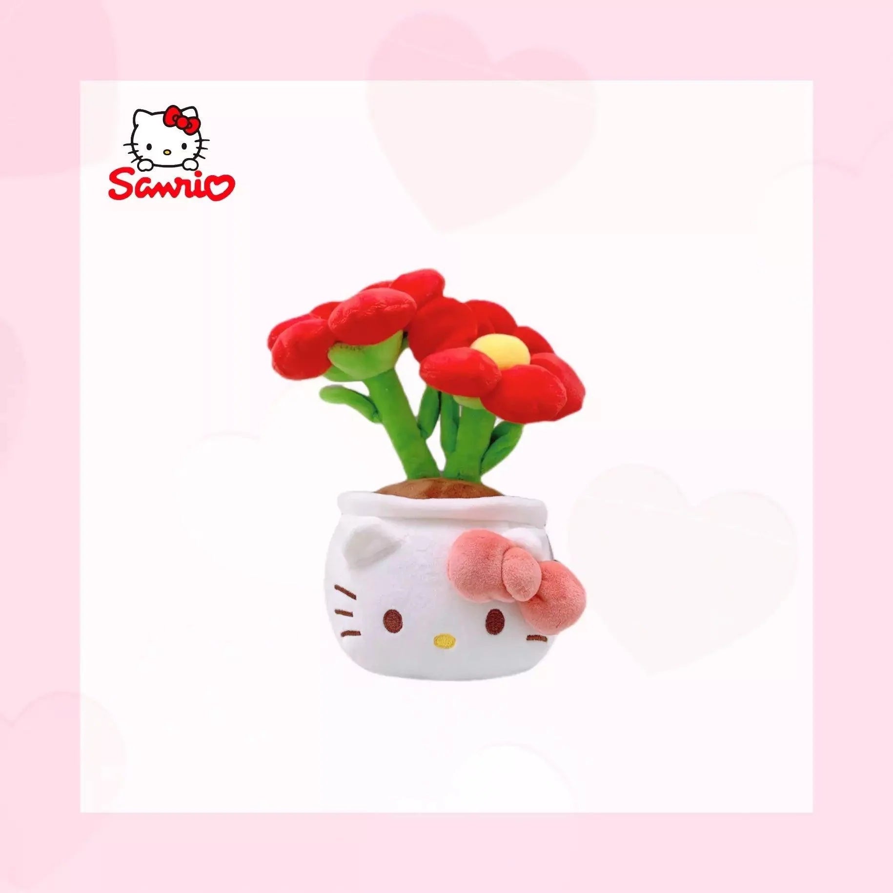 Hello Kitty Flower Pot Plushies