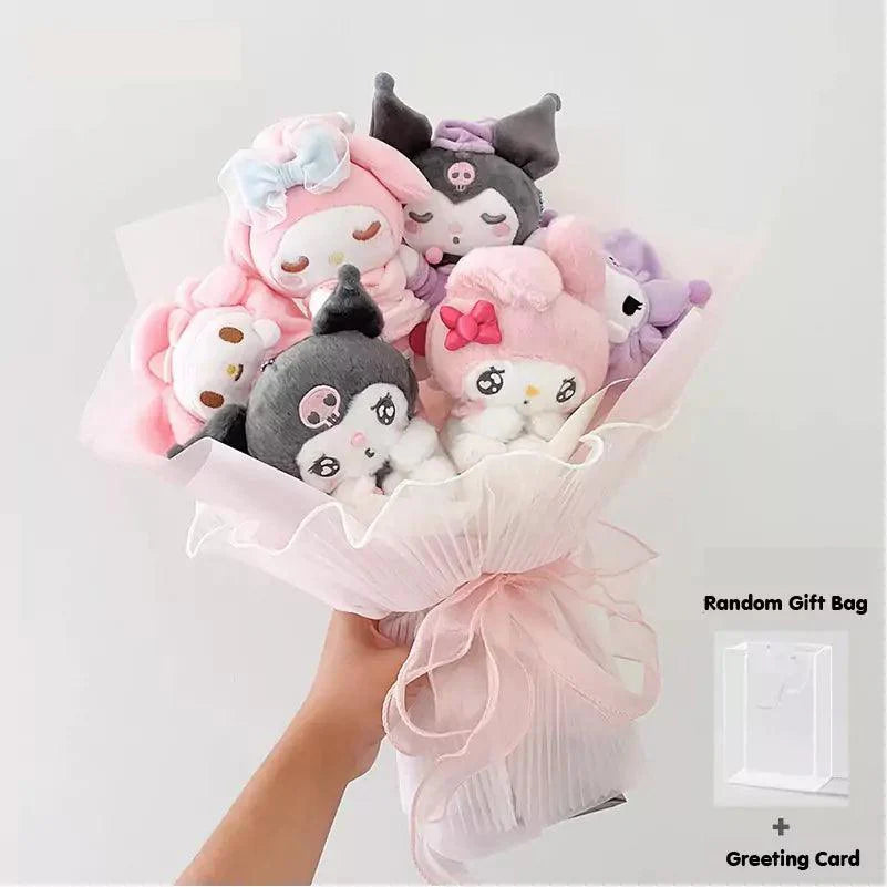 My Melody & Kuromi Cute Plushie Bouquet