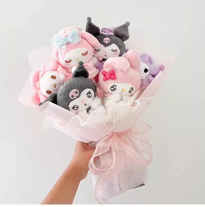 My Melody & Kuromi Cute Plushie Bouquet
