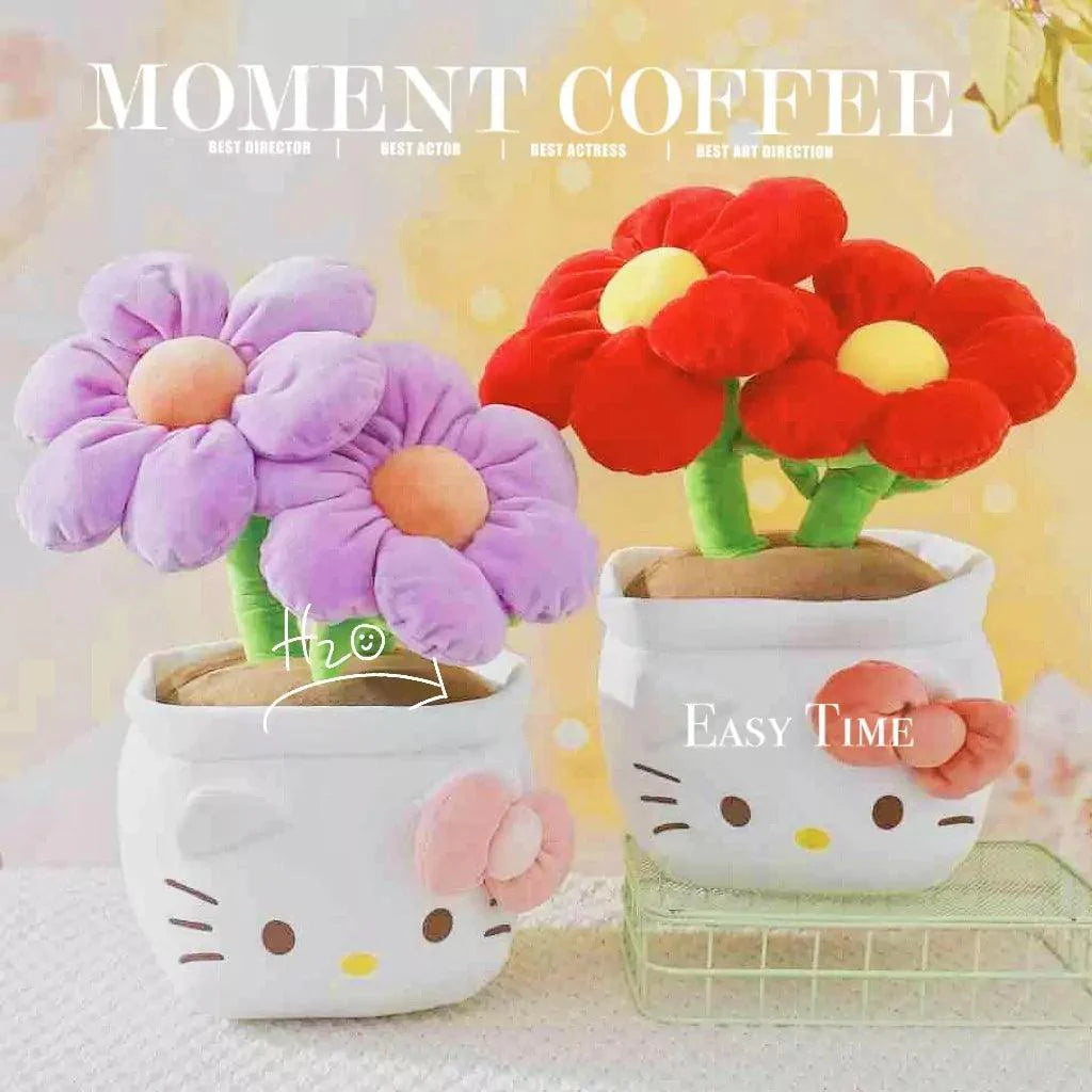 Hello Kitty Flower Pot Plushies