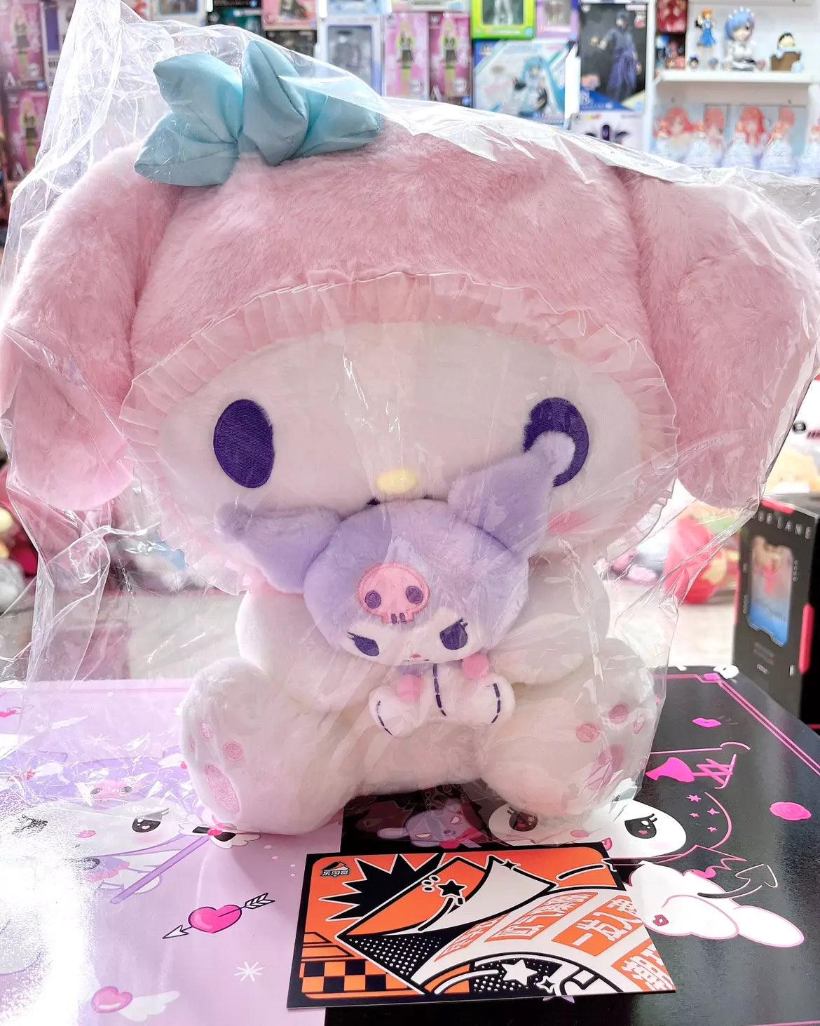 Kuromi/My Melody Sweetheart Plush Doll