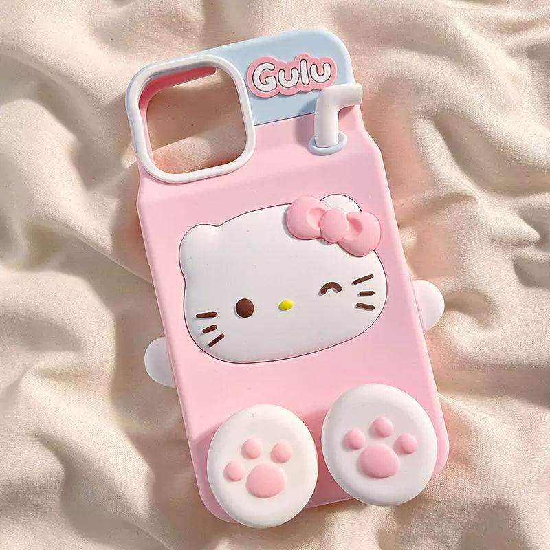My Melody/Kitty 3D Baverage Phone Case
