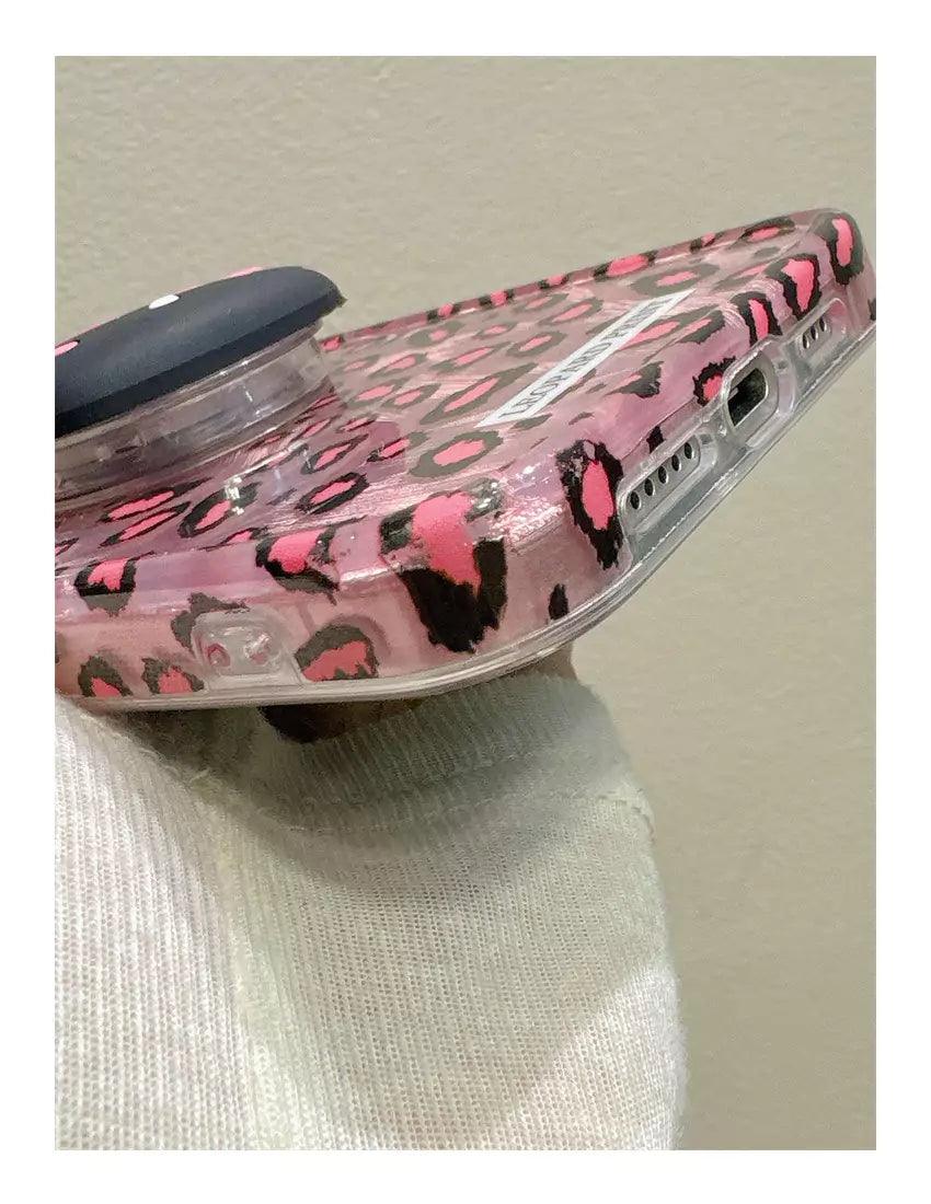HelloKitty Leopard Phone Case and Pop Socket