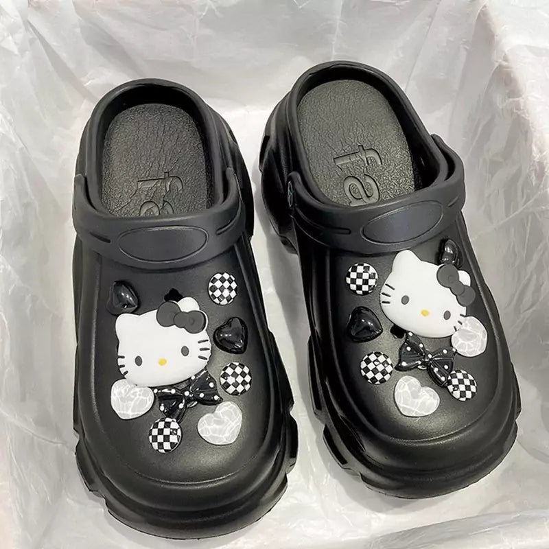 HelloKitty Clogs Platform Shoes