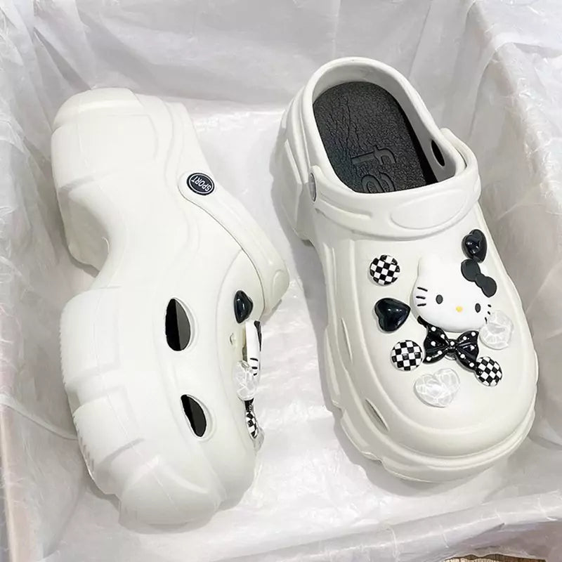 HelloKitty Clogs Platform Shoes