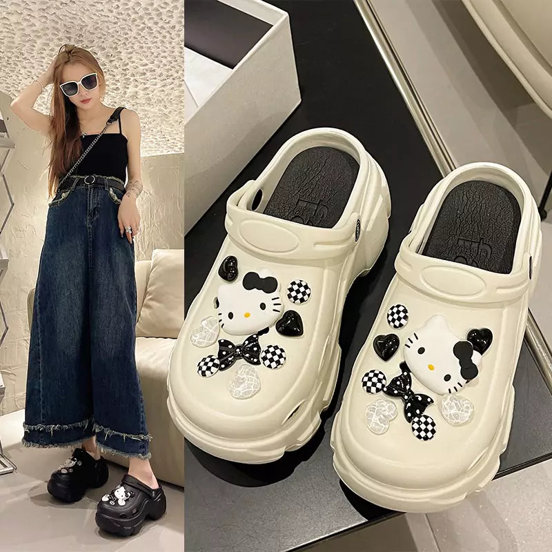 HelloKitty Clogs Platform Shoes