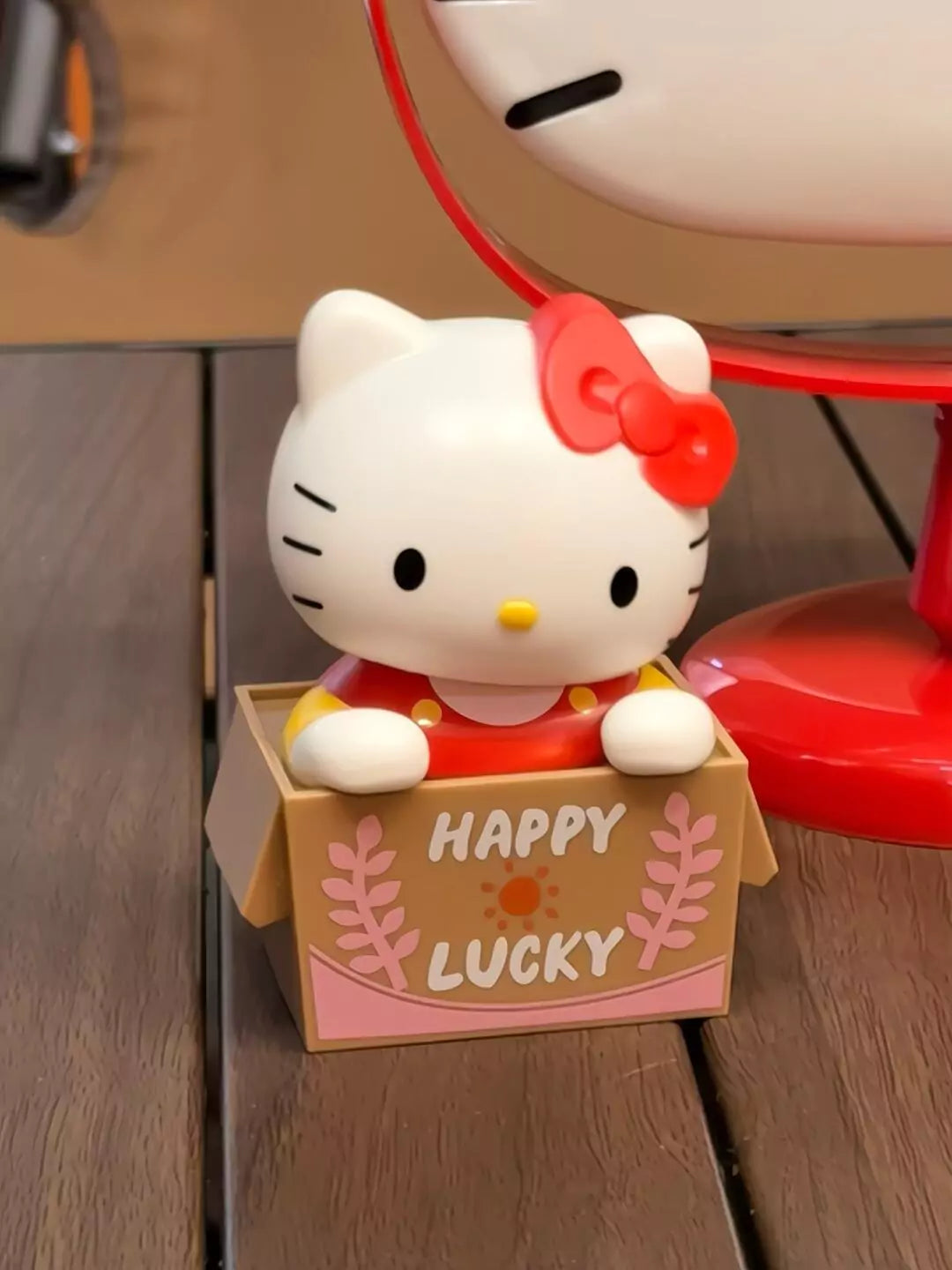 Hello Kitty Solar-Powered Car Ornament