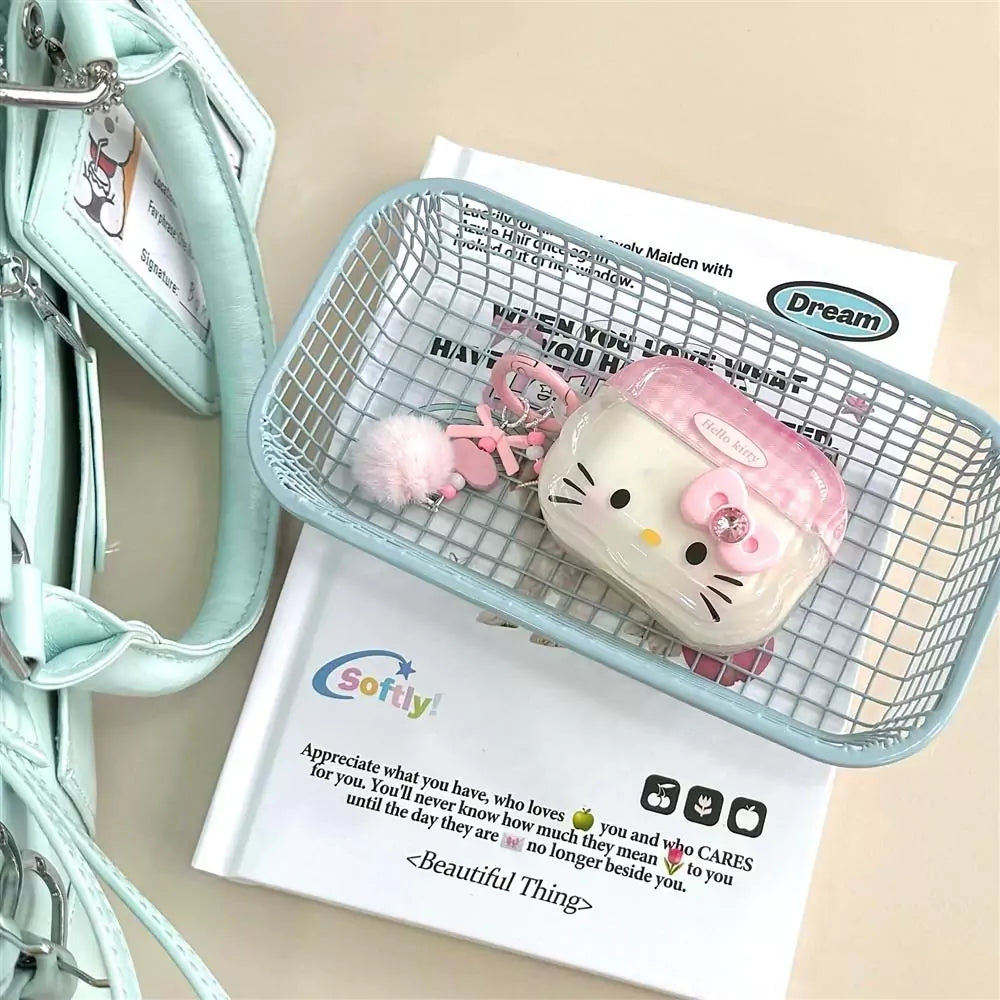 Hello Kitty My Melody Pink Jelly AirPod Case