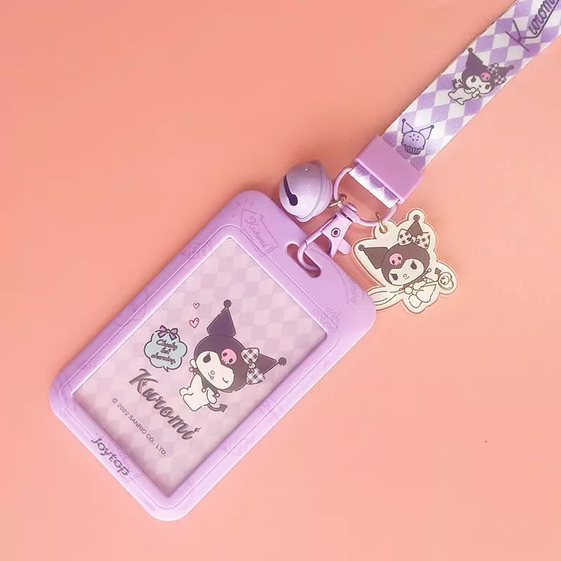 Sanrio Photocard Holder with Bell Keychain