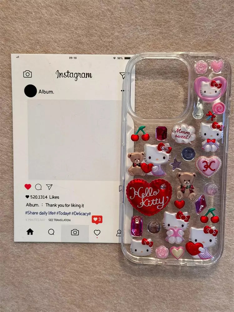 HelloKitty Handmade Kawaii Phone Case