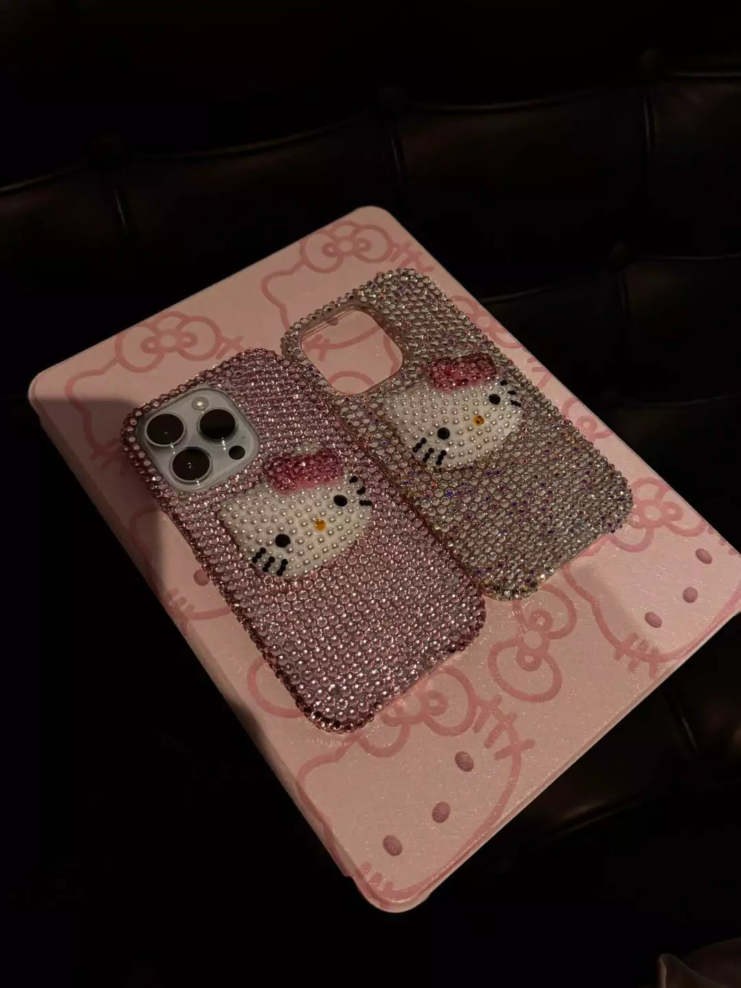 Hello Kitty Handmade Rhinestone Diamond Phone Case