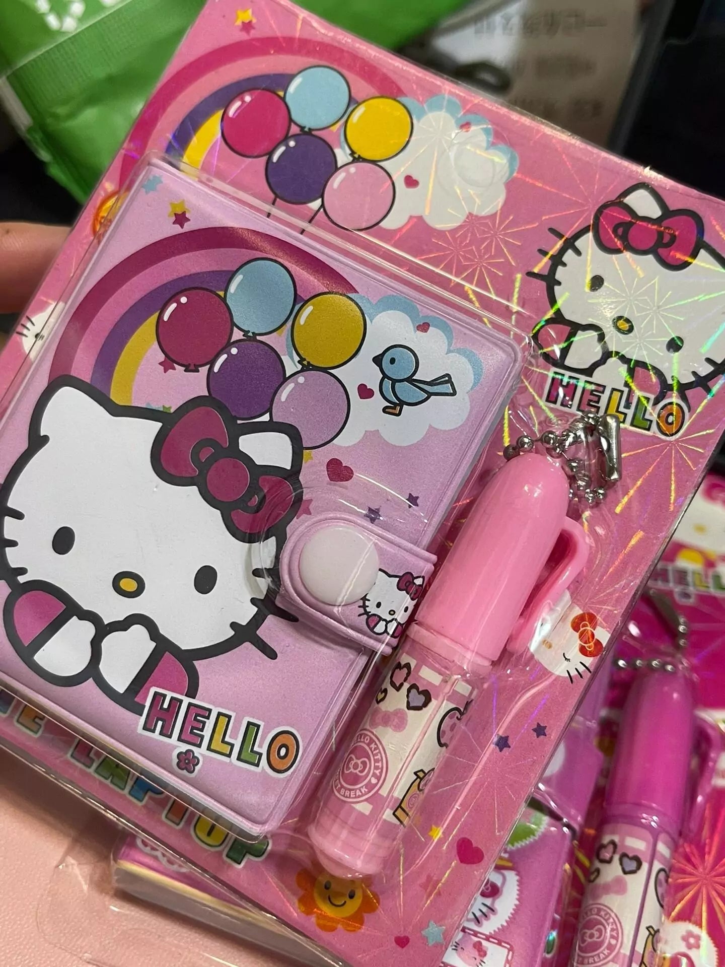 Hello Kitty Pocket Notebook & Pen Set