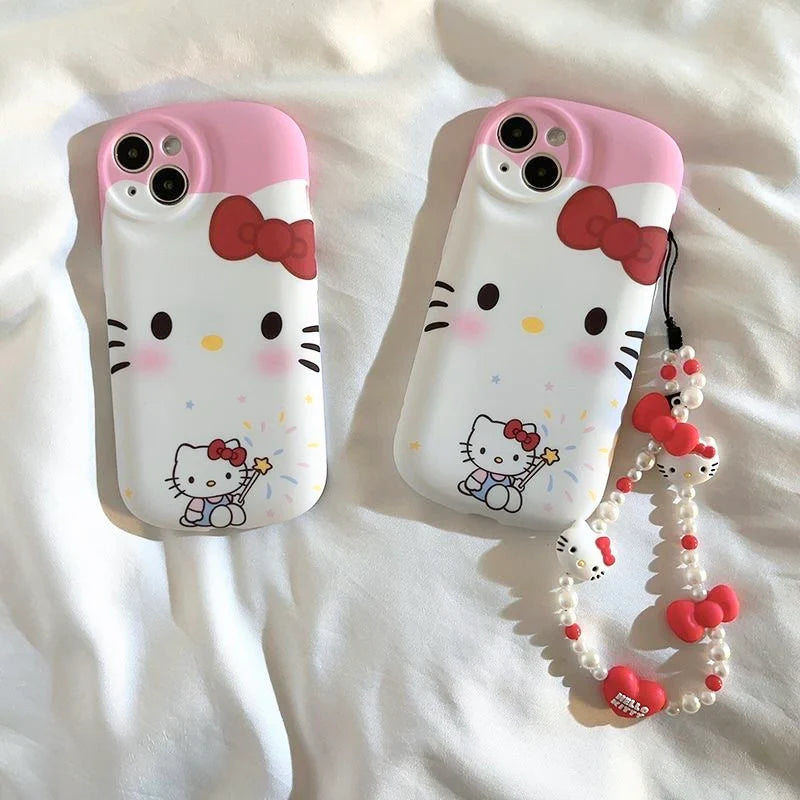 Hello Kitty Magic Wand Phone Case with Charm