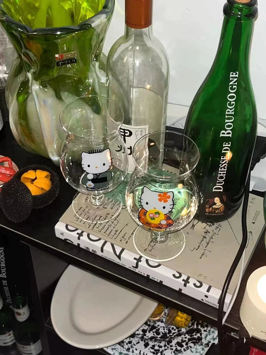 Hello Kitty Wine Glasses