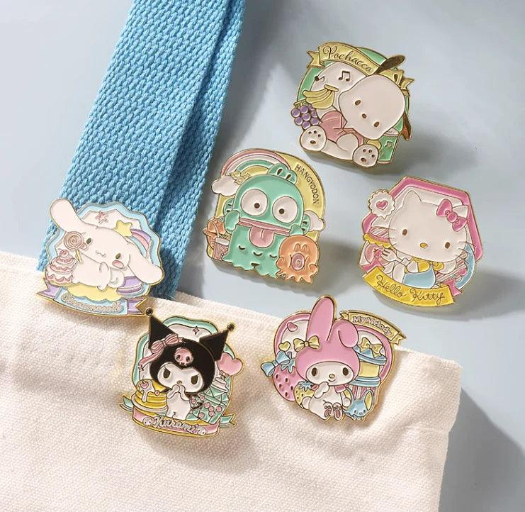 Sanrio Dessert Medal Pins