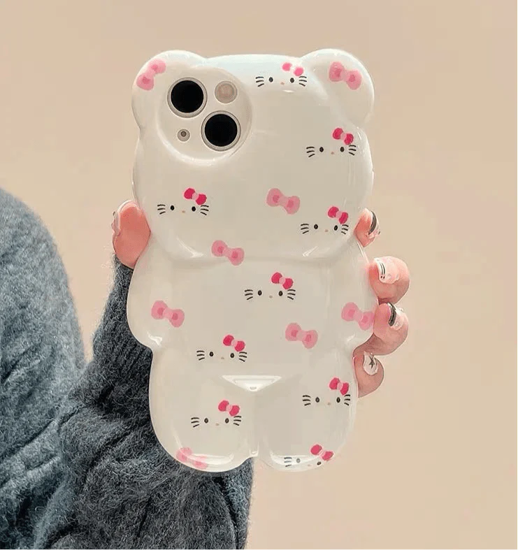 HelloKitty 3D Bear Phone Case