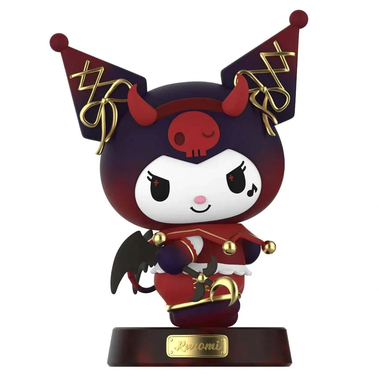 Kuromi Demon and My Melody Angel Figure