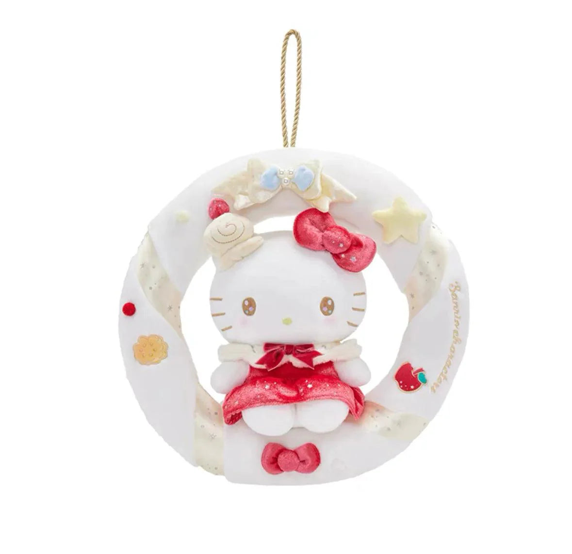 Sanrio Characters Plush Dolls in the Flower Wreath Series