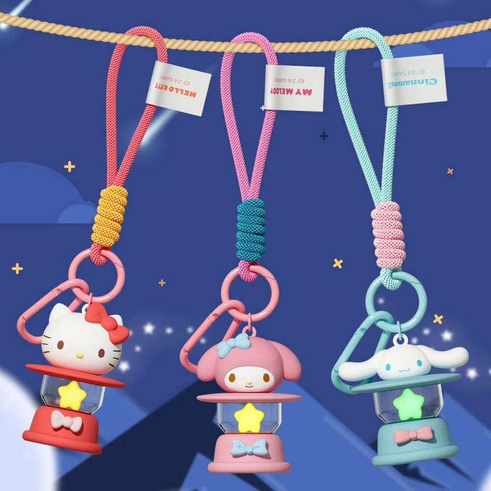 Sanrio Characters Vintage Lantern Light Up Keychain