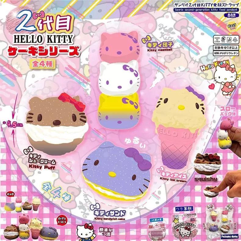 Hello Kitty Food Slow Rising  Squishy Keychain