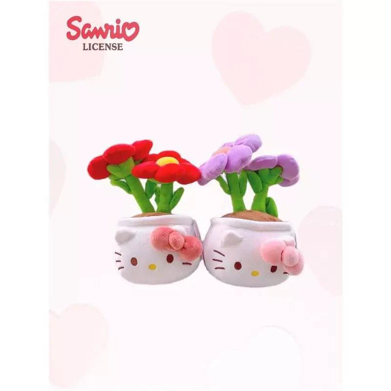 Hello Kitty Flower Pot Plushies