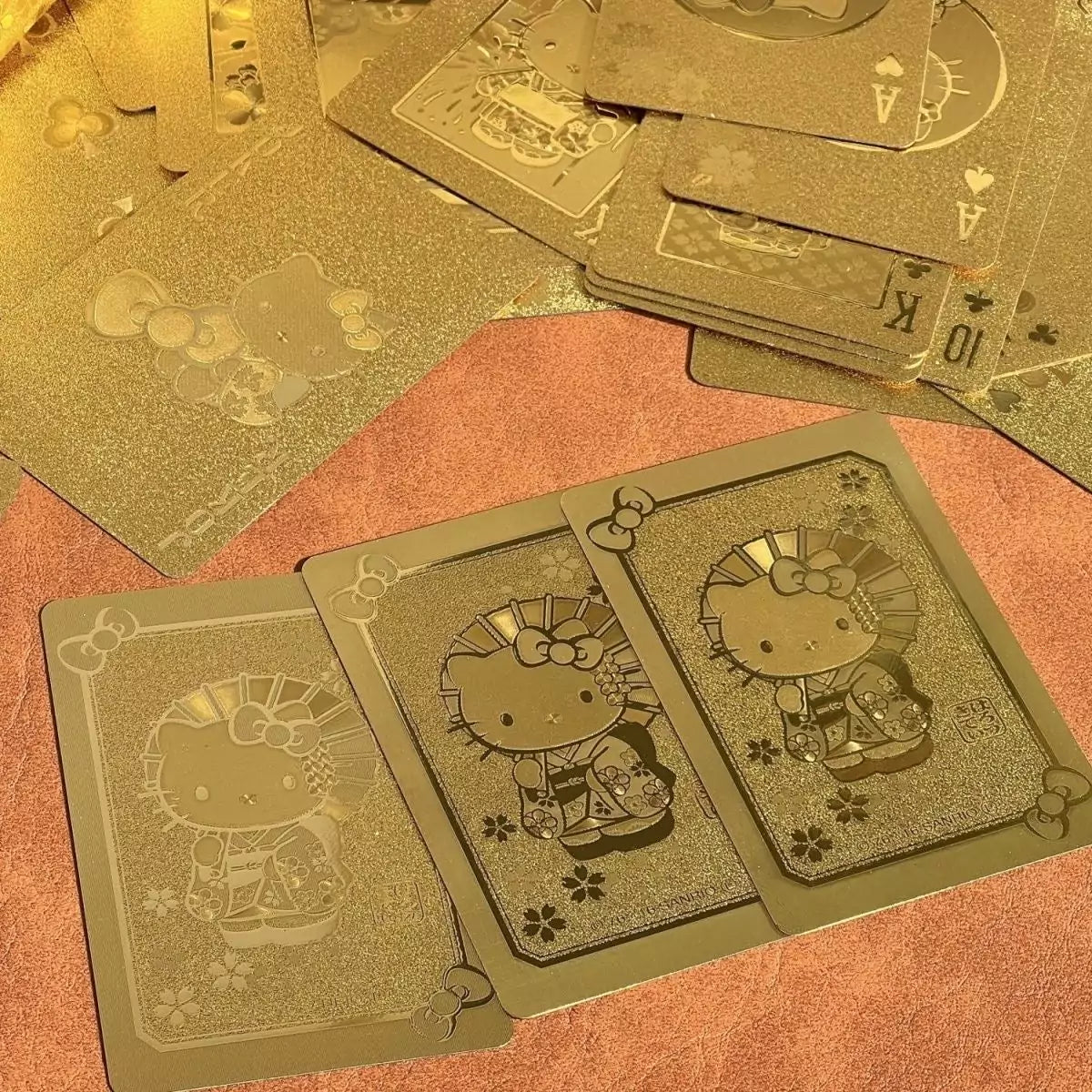 Hello Kitty Golden Deluxe Playing Cards