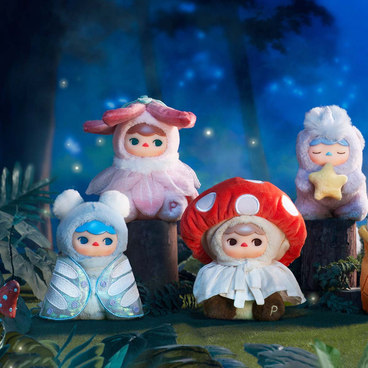 PUCKY Forest Party Series-Vinyl Plush Pendant Blind Box - Blind Box Mall