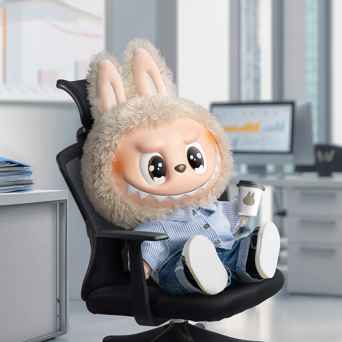 ***Pre-order shipping in 10-14 days***THE MONSTERS - FLIP WITH ME Vinyl Plush Doll - Blind Box Mall