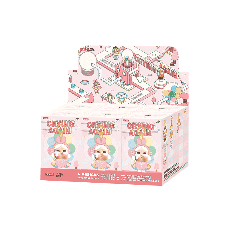 CRYBABY Crying AgainフェイスぬいぐるみBOX 3箱 Amazon.co.jp: POP MART CRYBABY Crying Again シリーズ