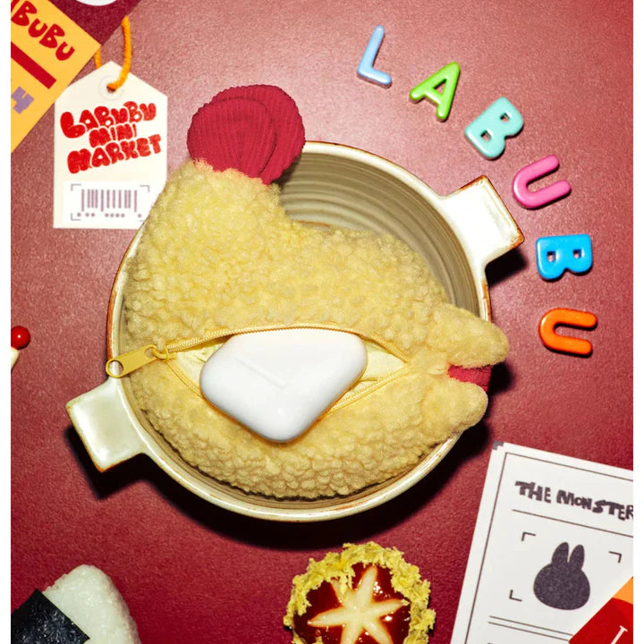 Pop Mart Labubu THE MONSTERS: Wacky Mart Series Fried Shrimp Earphone Case
