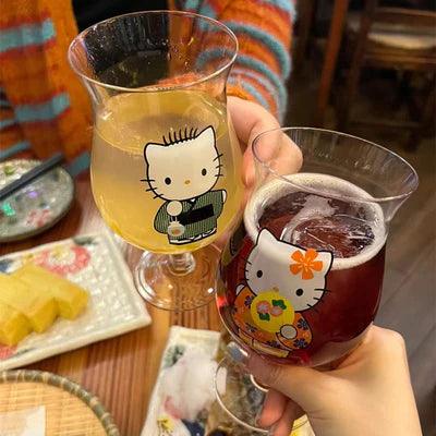 Hello Kitty Wine Glasses