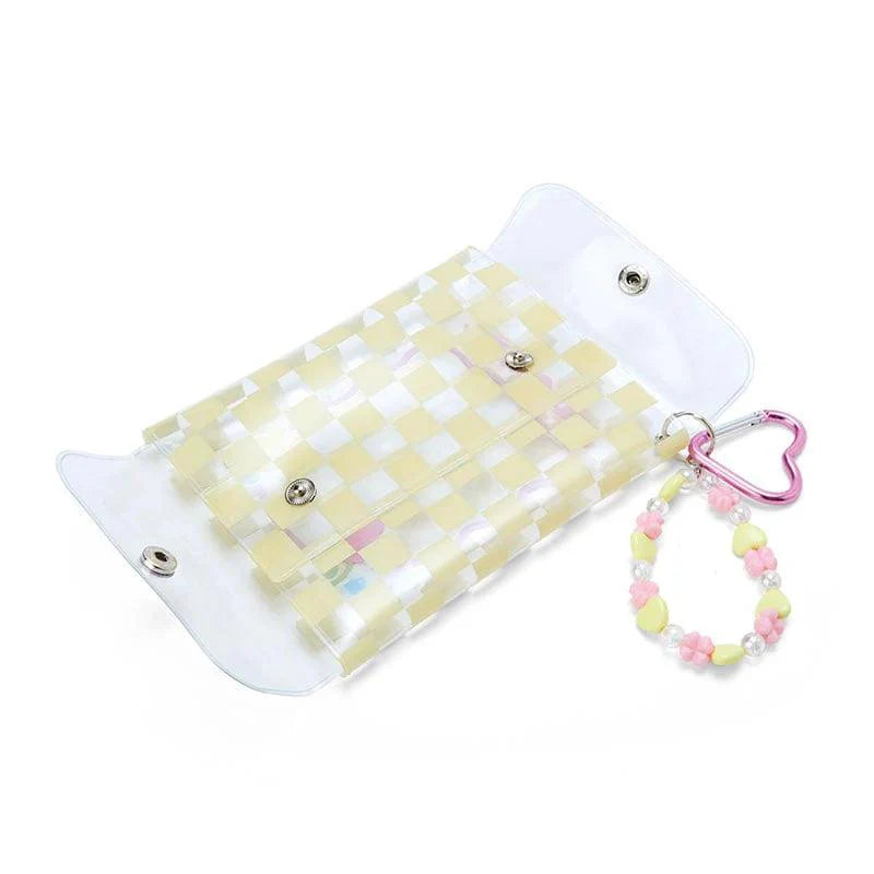 Sanrio Clear Snap Mini Pouch (Pastel Check Series)