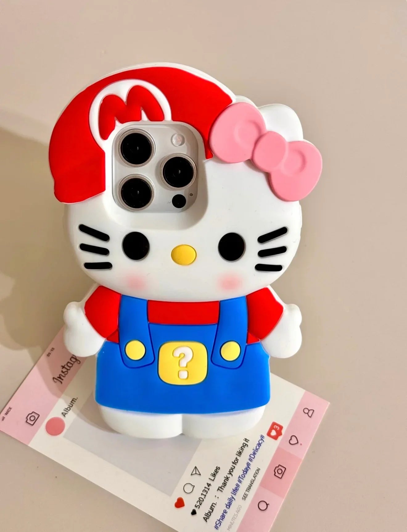 Hello Kitty x Super Mario Phone Case