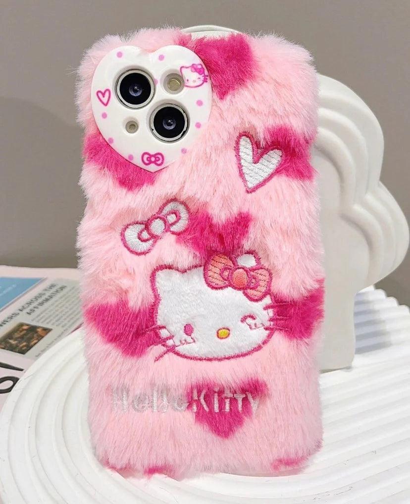 Hello Kitty Furry Phone Case