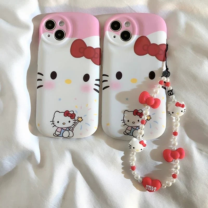 Hello Kitty Magic Wand Phone Case with Charm
