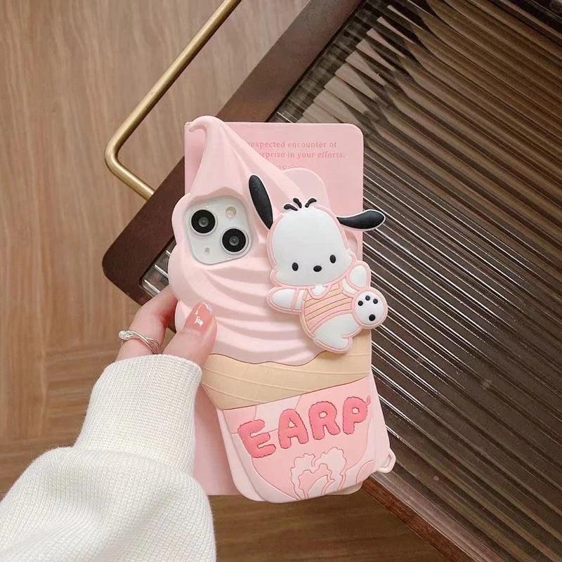 Pochacco/Hello Kitty Ice Cream Phone Case