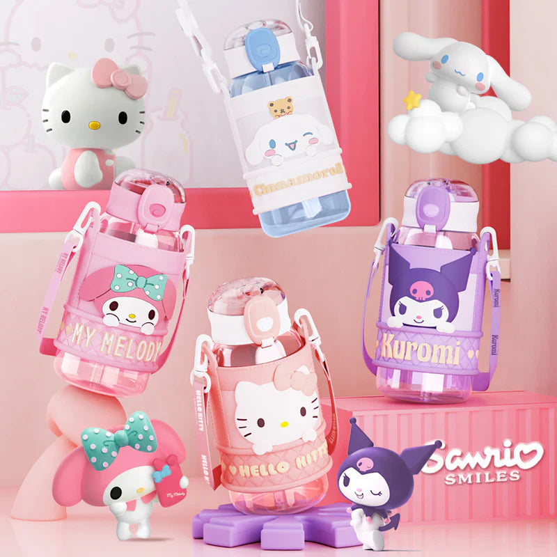 Sanrio Character Tritan Water Bottle with Leak-Proof Lid