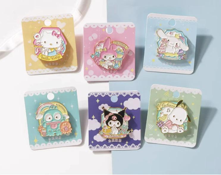 Sanrio Dessert Medal Pins