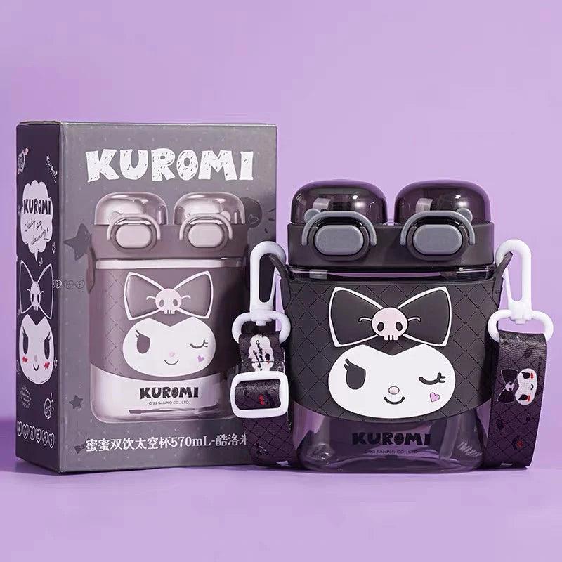 Sanrio Dual-Drinking Straw Cup