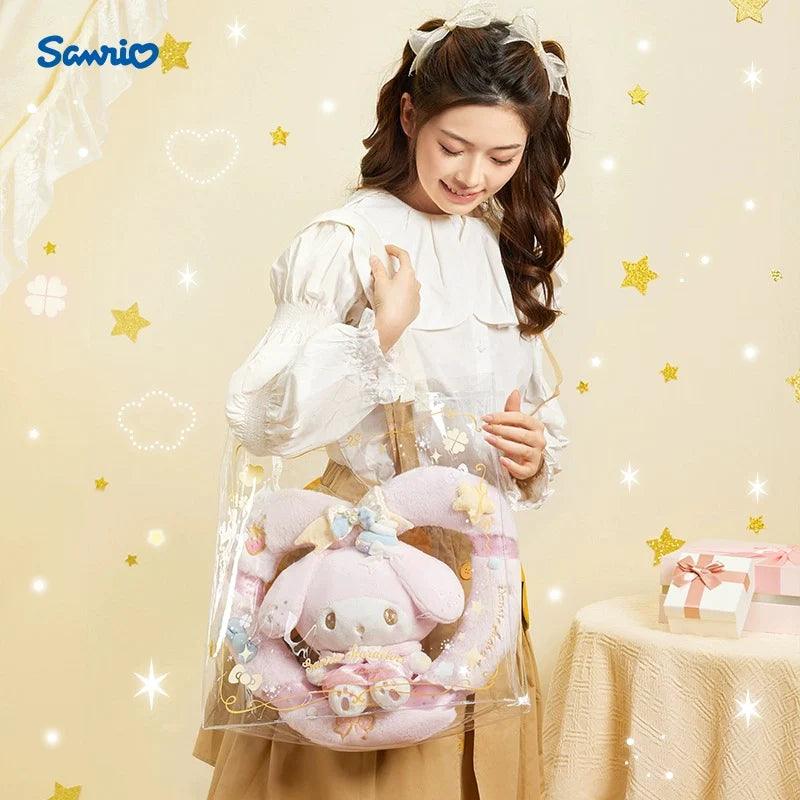 Sanrio Characters Plush Dolls in the Flower Wreath Series