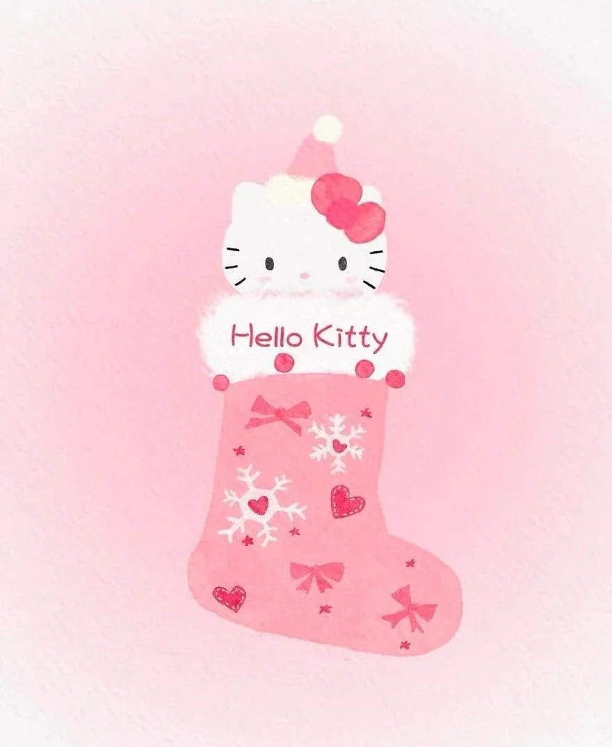Hello Kitty Pink Stocking Organizer